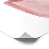 Cathathea Potted Prayer Plant Waterverf Art Poster (Hoek)