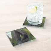 Cathedraal, Astoria, Oregon Glazen Onderzetter (Schuin)