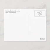 Cathedraal Basilica St. Francis Santa Fe NM 1 Briefkaart (Achterkant)