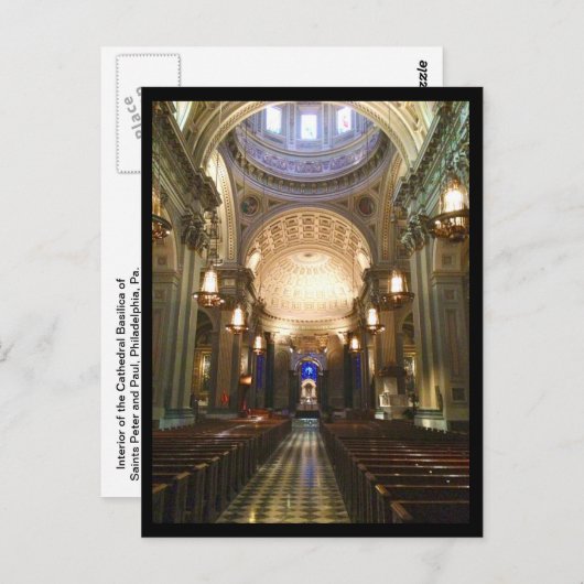 Cathedraal Basilica van Peter en Paul, Briefkaart (Voorkant / Achterkant)