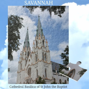 Cathedraal Basilica van Sint-John de Baptist Savan Legpuzzel