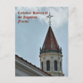 Cathedraal Basilica van St. Augustine Florida Briefkaart (Voorkant)