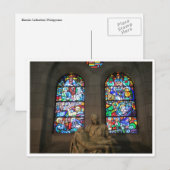 cathedraal beeldglas briefkaart (Voorkant / Achterkant)