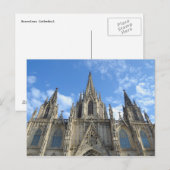 Cathedraal Briefkaart Barcelona (Voorkant / Achterkant)