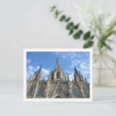 Cathedraal Briefkaart Barcelona (Staand voorkant)