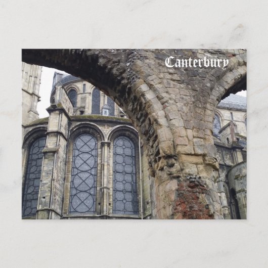 Cathedraal - Canterbury Briefkaart (Voorkant)