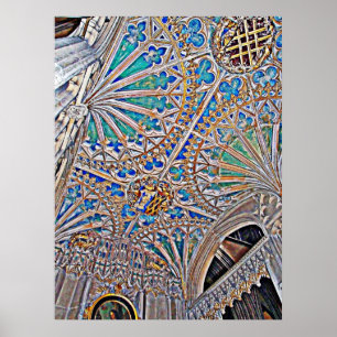 Cathedraal Ceiling Poster