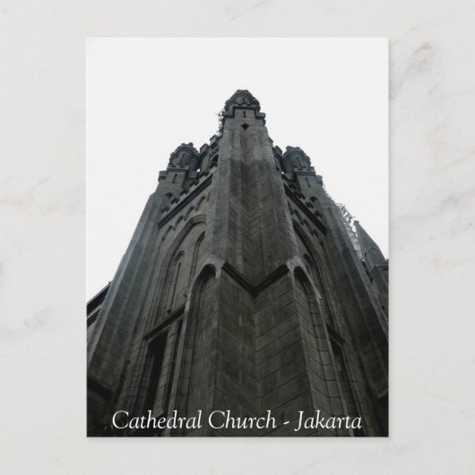 Cathedraal Church Jakarta Briefkaart (Voorkant)