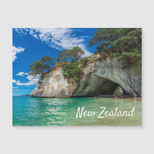 Cathedraal Cove New Zealand Beach Briefkaart (Voorkant)