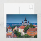 Cathedraal en Cityscape | Estland Briefkaart (Voorkant / Achterkant)