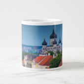 Cathedraal en Cityscape | Estland Grote Koffiekop (Voorkant)