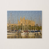 Cathedraal en marina, Palma, Mallorca, Spanje 2 Legpuzzel (Horizontaal)