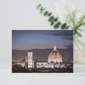 Cathedraal - Florance Italië Bedankkaart (Staand voorkant)