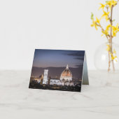 Cathedraal - Florance Italië Kaart (Gele Bloem)