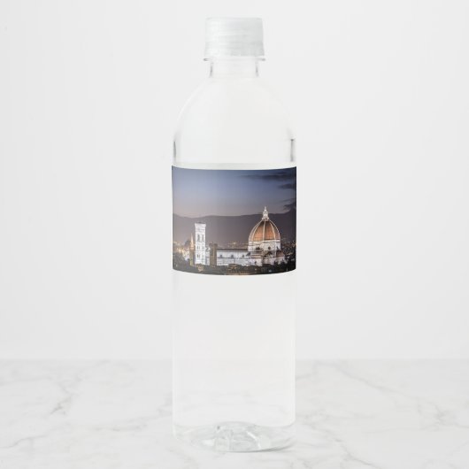 Cathedraal - Florance Italië Waterfles Etiket (Voorkant)