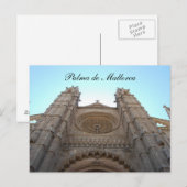 Cathedraal in het Briefkaart Palma de Mallorca (Voorkant / Achterkant)