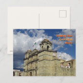 Cathedraal in Oaxaca, Mexico Briefkaart (Voorkant / Achterkant)