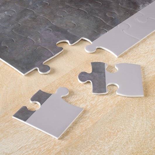 Cathedraal in Rouen Portal Grey Weather door Monet Legpuzzel (Zijkant)