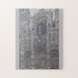 Cathedraal in Rouen Portal Grey Weather door Monet Legpuzzel