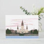 Cathedraal, Jackson Square, New Orleans Save The Date (Staand voorkant)