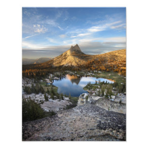 Cathedraal Lake en Peak - Yosemite John Muir Trail Foto Afdruk