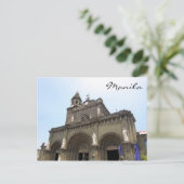 cathedraal manilla briefkaart (Staand voorkant)