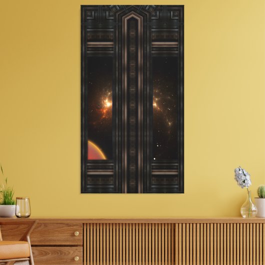 Cathedraal Passage Canvas Afdruk (Insitu (Woonkamer))