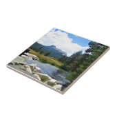 Cathedraal Peak in Tuolumne Meadows, Yosemite, CA Tegeltje (Zijkant)