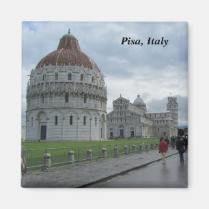 Cathedraal plein in Pisa, Italië Magneet