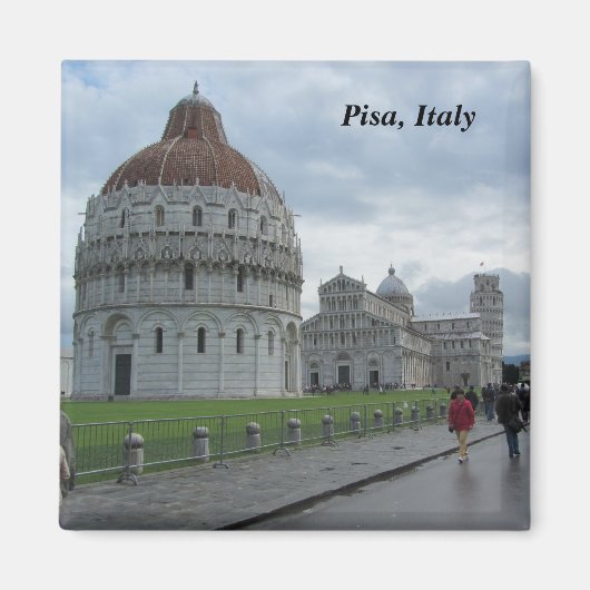 Cathedraal plein in Pisa, Italië Magneet (Voorkant)