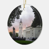 Cathedraal plein in Vilnius, LITOUWEN — Keramisch Ornament (Links)