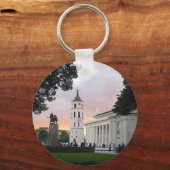 Cathedraal plein in Vilnius, LITOUWEN — Sleutelhanger (Voorkant)