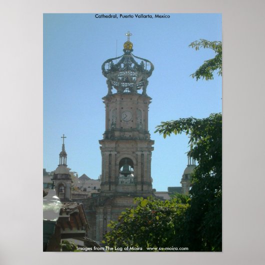 Cathedraal, Puerto Vallarta, Mexico Poster (Voorkant)