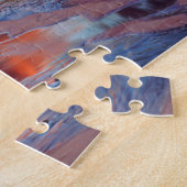 Cathedraal Rock reflecteert in Oak Creek op Sunset Legpuzzel (Zijkant)