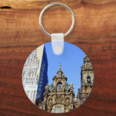 Cathedraal, Santiago de Compostela, Spanje Sleutelhanger (Voorkant)