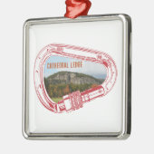 Cathedraal-schuin klimmen Carabiner Metalen Ornament (Links)