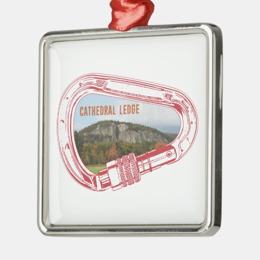 Cathedraal-schuin klimmen Carabiner Metalen Ornament (Links)