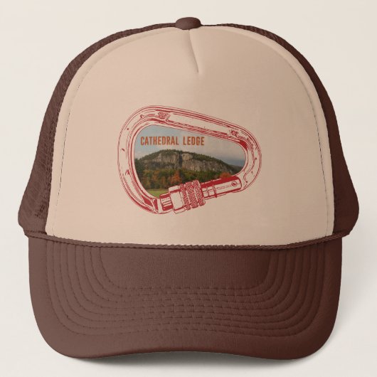 Cathedraal-schuin klimmen Carabiner Trucker Pet (Voorkant)