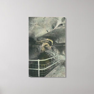 Cathedraal Uitzicht van de pool Siloam Canvas Afdruk