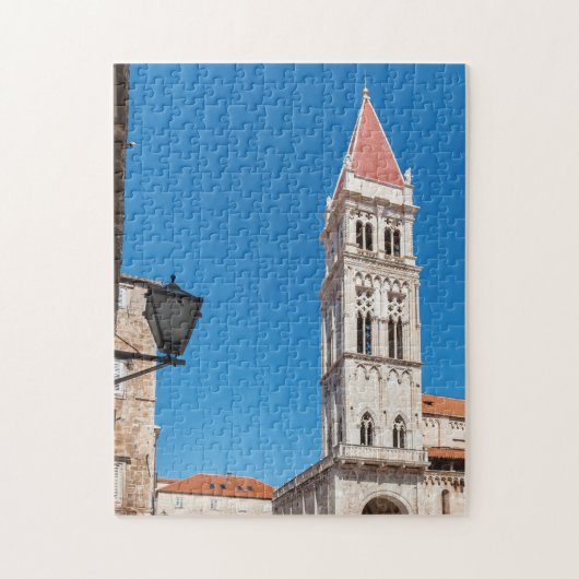 Cathedraal van de toren van St Lawrence in Trogir  Legpuzzel (Verticaal)