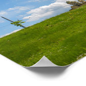 Cathedraal van de Wit-Russische Grodno-minimalisti Poster (Hoek)