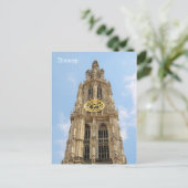 Cathedraal van onze dame in Antwerpen Briefkaart (Staand voorkant)