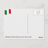 Cathedraal van Santa Maria Assunta, Sienna, Italië Briefkaart (Achterkant)