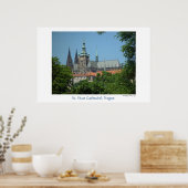 Cathedraal van St. Vitus Poster (Keuken)