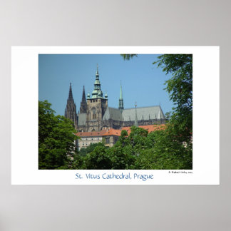 Cathedraal van St. Vitus Poster