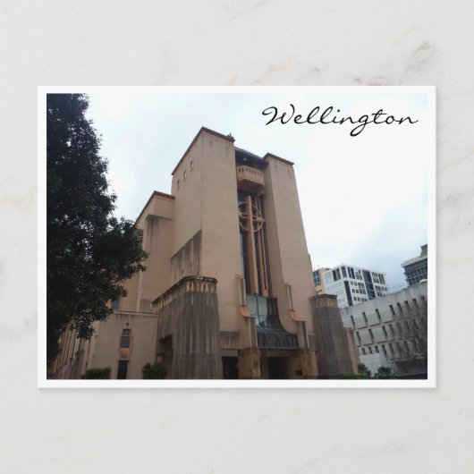 cathedraal wellington briefkaart (Voorkant)