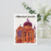 Cathedraal, Williamsburg, Brooklyn Briefkaart (Staand voorkant)