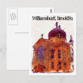 Cathedraal, Williamsburg, Brooklyn Briefkaart (Voorkant / Achterkant)