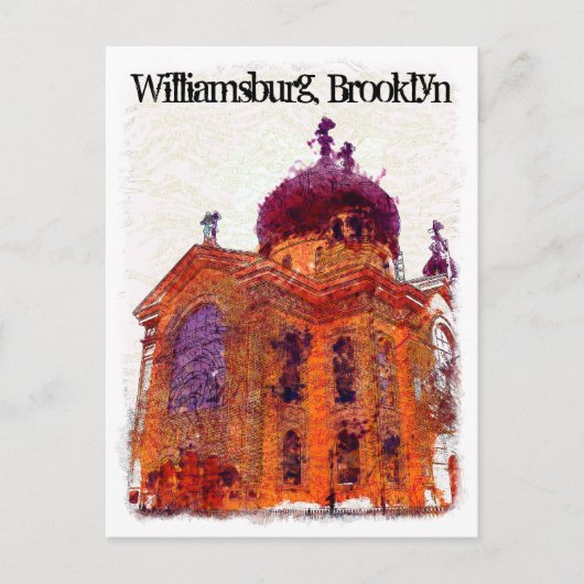 Cathedraal, Williamsburg, Brooklyn Briefkaart (Voorkant)