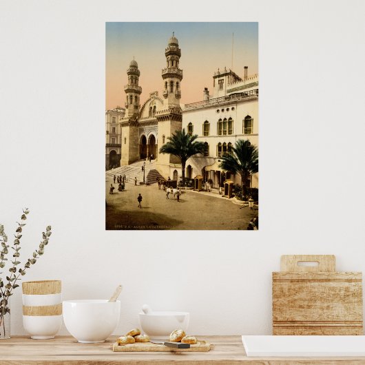Cathedral Algiers Algerije Poster (Keuken)